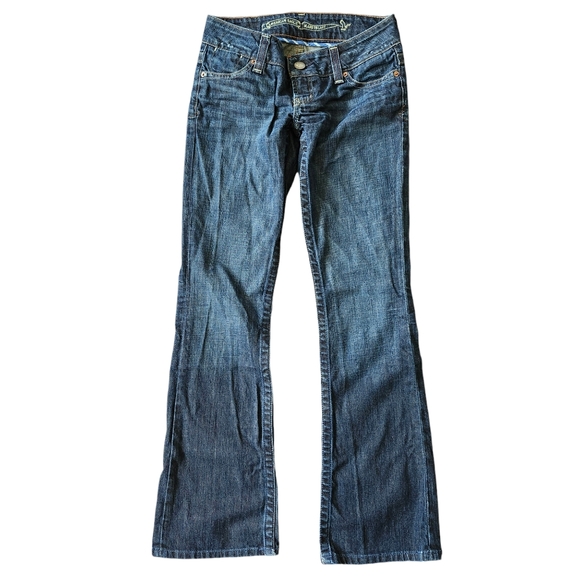 American Eagle Artist Flared Blue Jeans. Sz. 2 - Picture 2 of 11